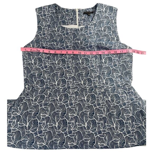 Alberto Makali Lace Trim Midi Dress Set Blue White Mother of The Bride Size 12/L - Picture 15 of 16